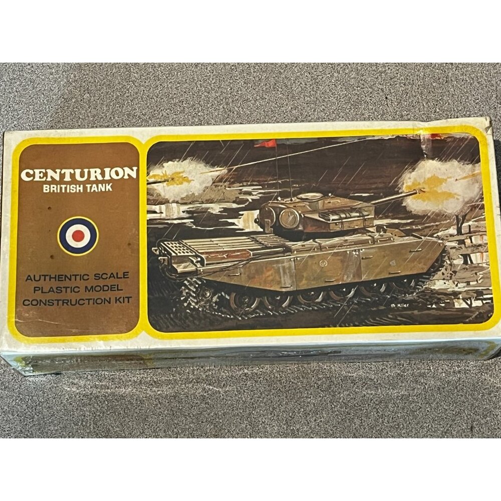 Vintage Lindberg Centurion British Tank Model Kit Factory Sealed NOS 3/16